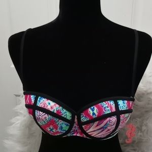 Coral Tropics Bikini Top